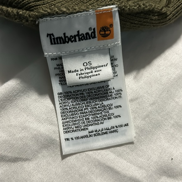 Like New Timberland Green Beanie - Picture 4 of 4